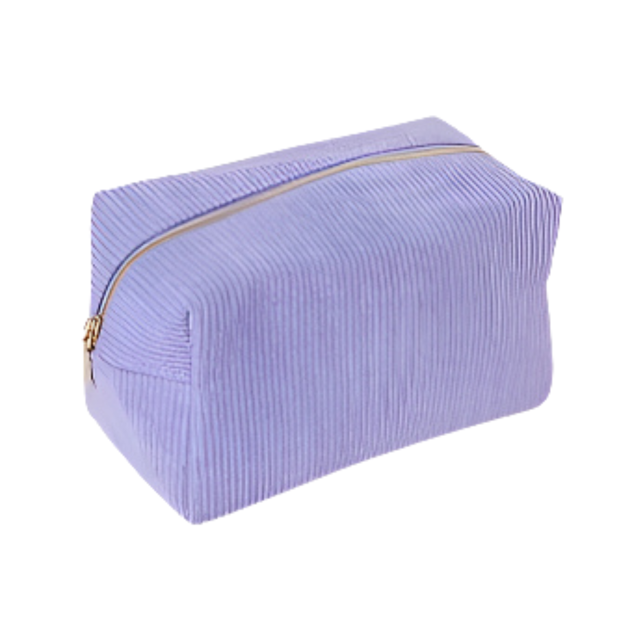 Periwinkle Corduroy Cosmetic Bag
