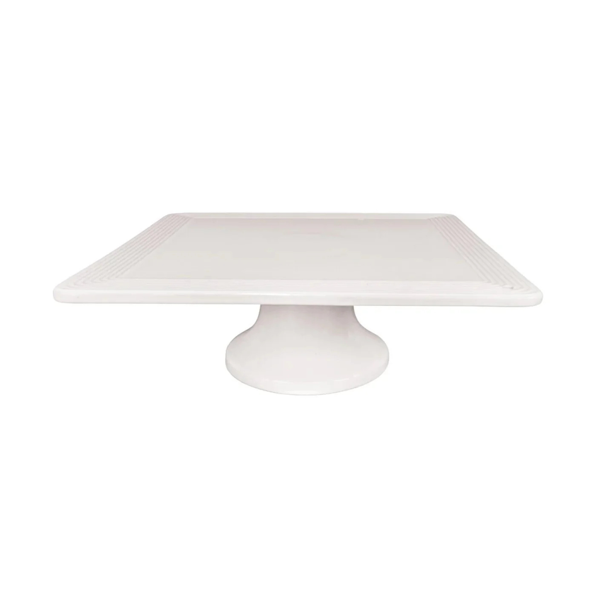 Square Pinstripe Pedestal - Nora Fleming