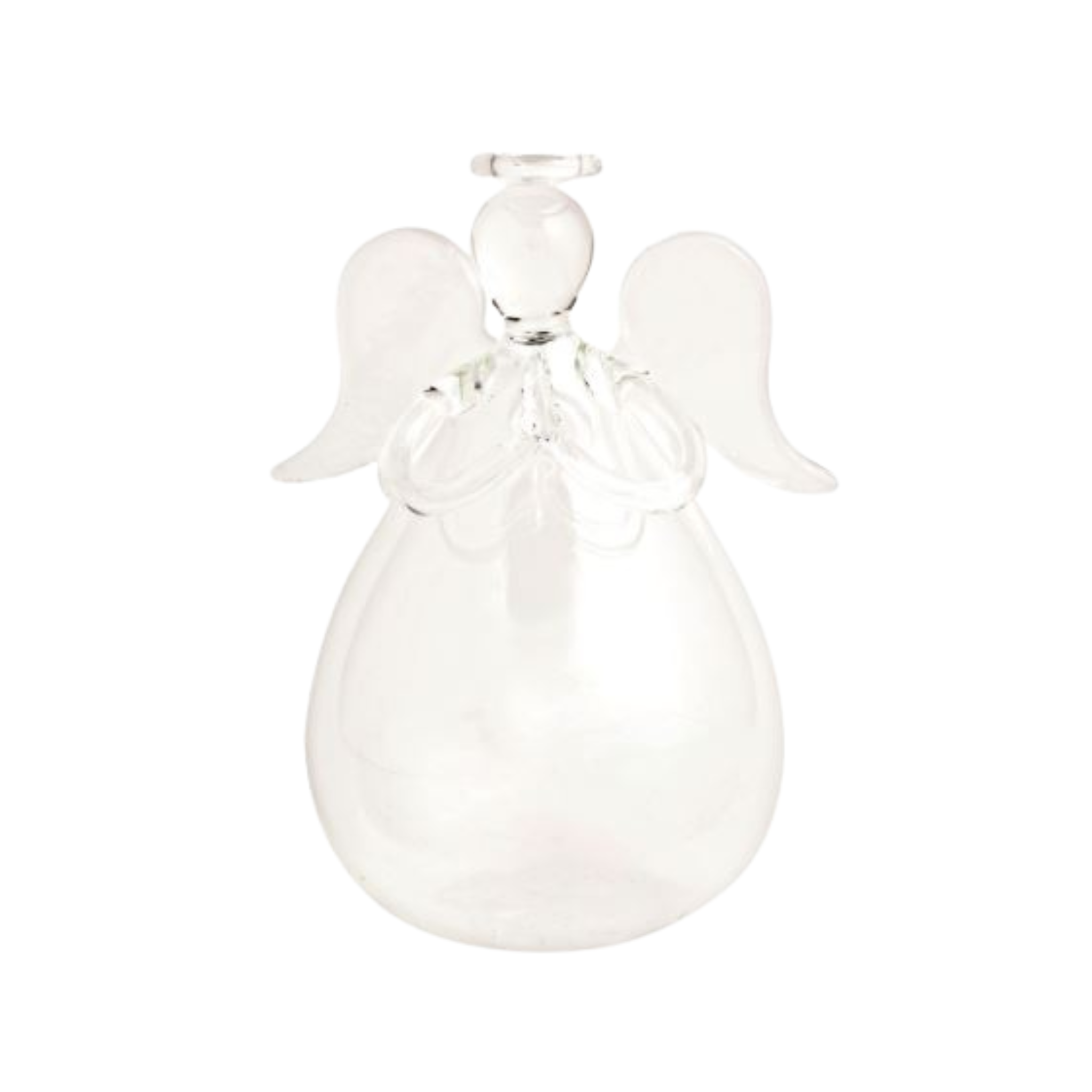 Glass Angel Bud Vase