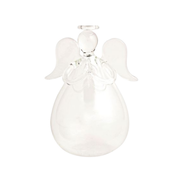 Glass Angel Bud Vase