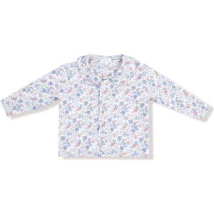 Quilted Jacket with Peter Pan Collar - Country Girl Floral