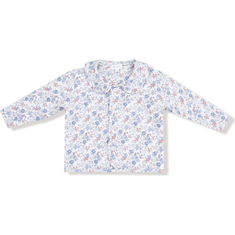 Quilted Jacket with Peter Pan Collar - Country Girl Floral