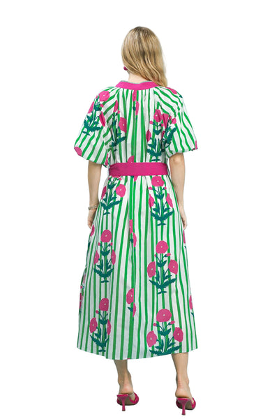 Petunia Pink Midi Dress