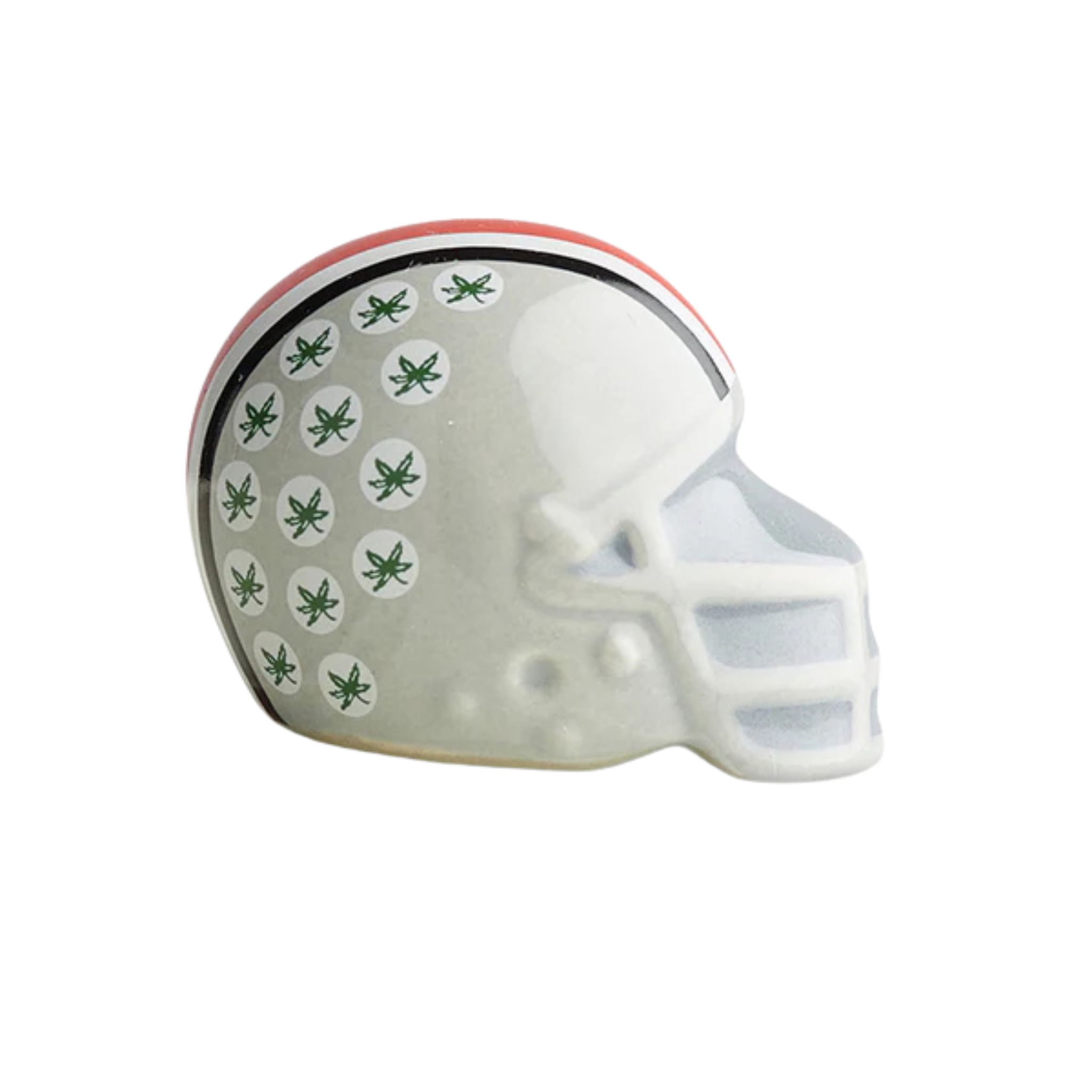 Nora Fleming Ohio State Helmet Mini