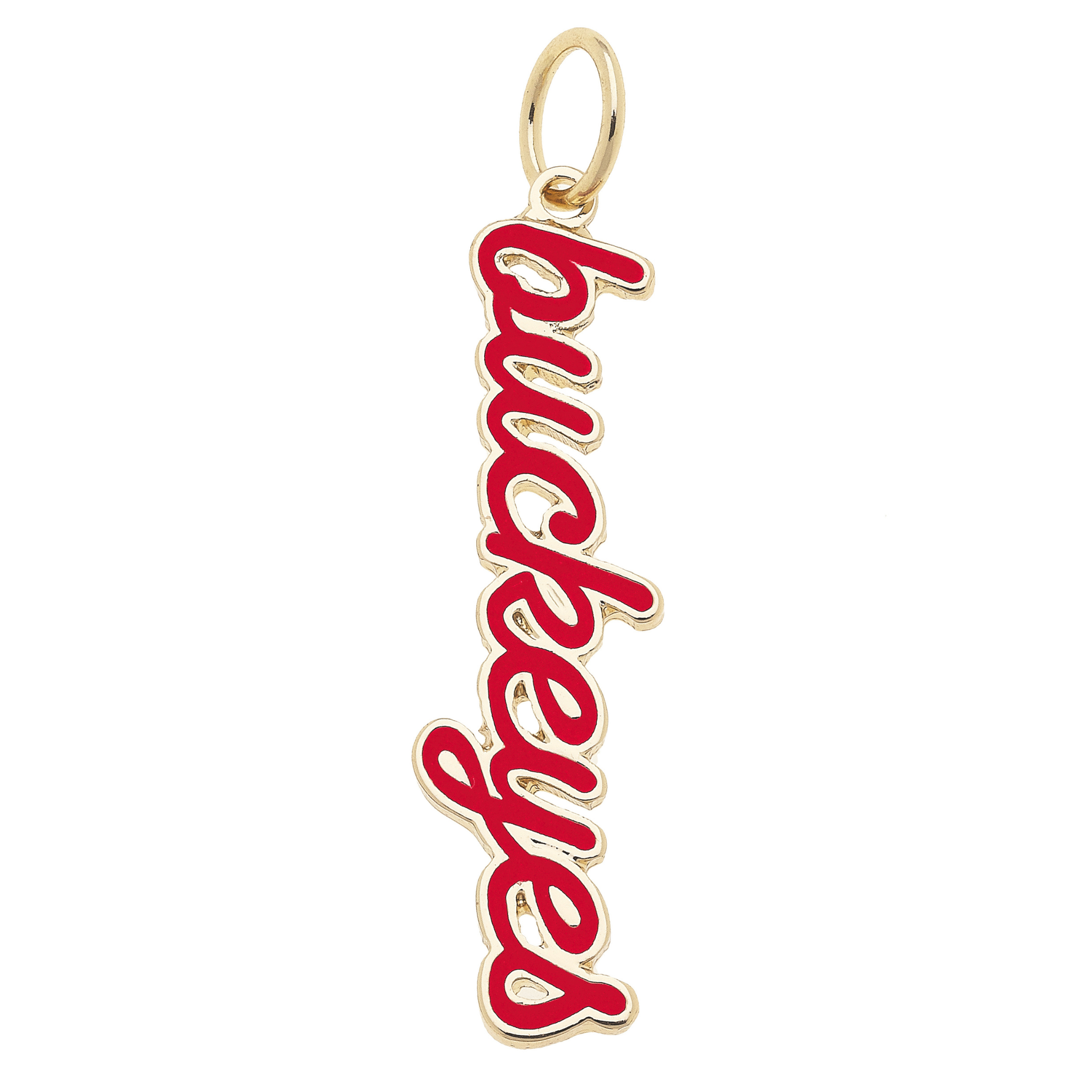 Ohio State Buckeyes Enamel Script Charm
