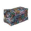 Black Floral Cosmetic Bag
