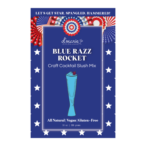 Blue Razz Rocket Cocktail Slushies