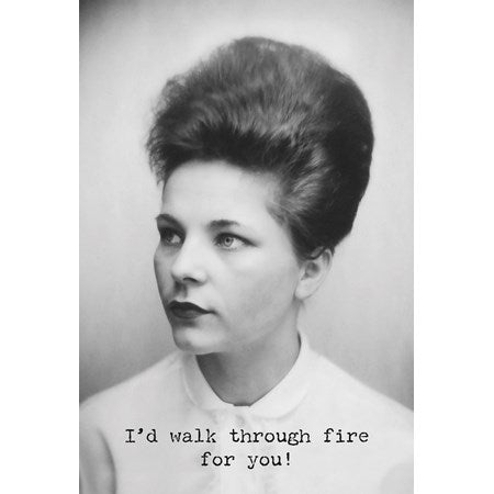 Walk Through Fire Greeting Cards