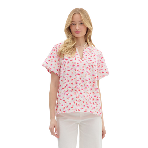 Maddy Pink Top