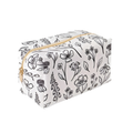 Pressed Floral Cosmetic Bag