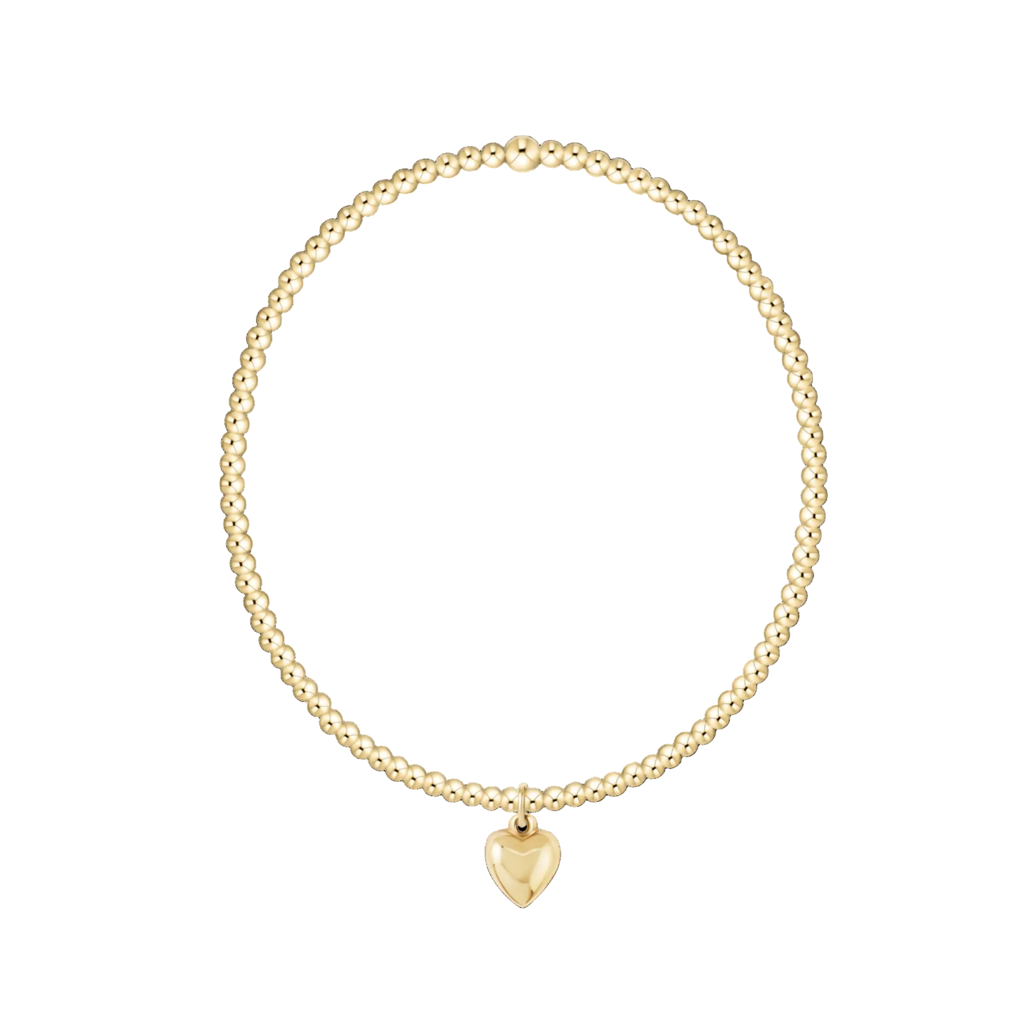 Classic Gold 2mm Bracelet - Love Plush Small Gold