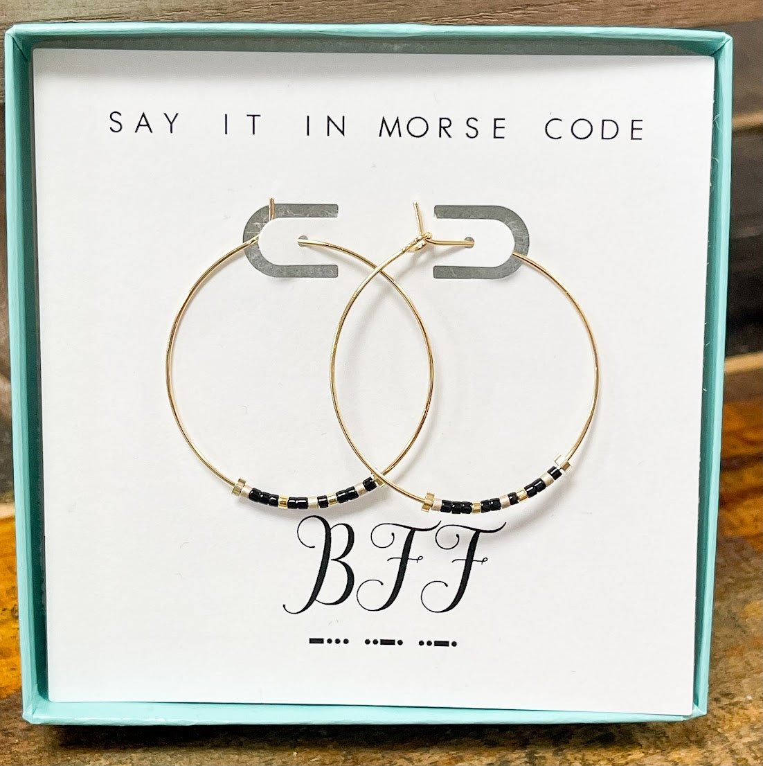 BFF Hoop Earrings