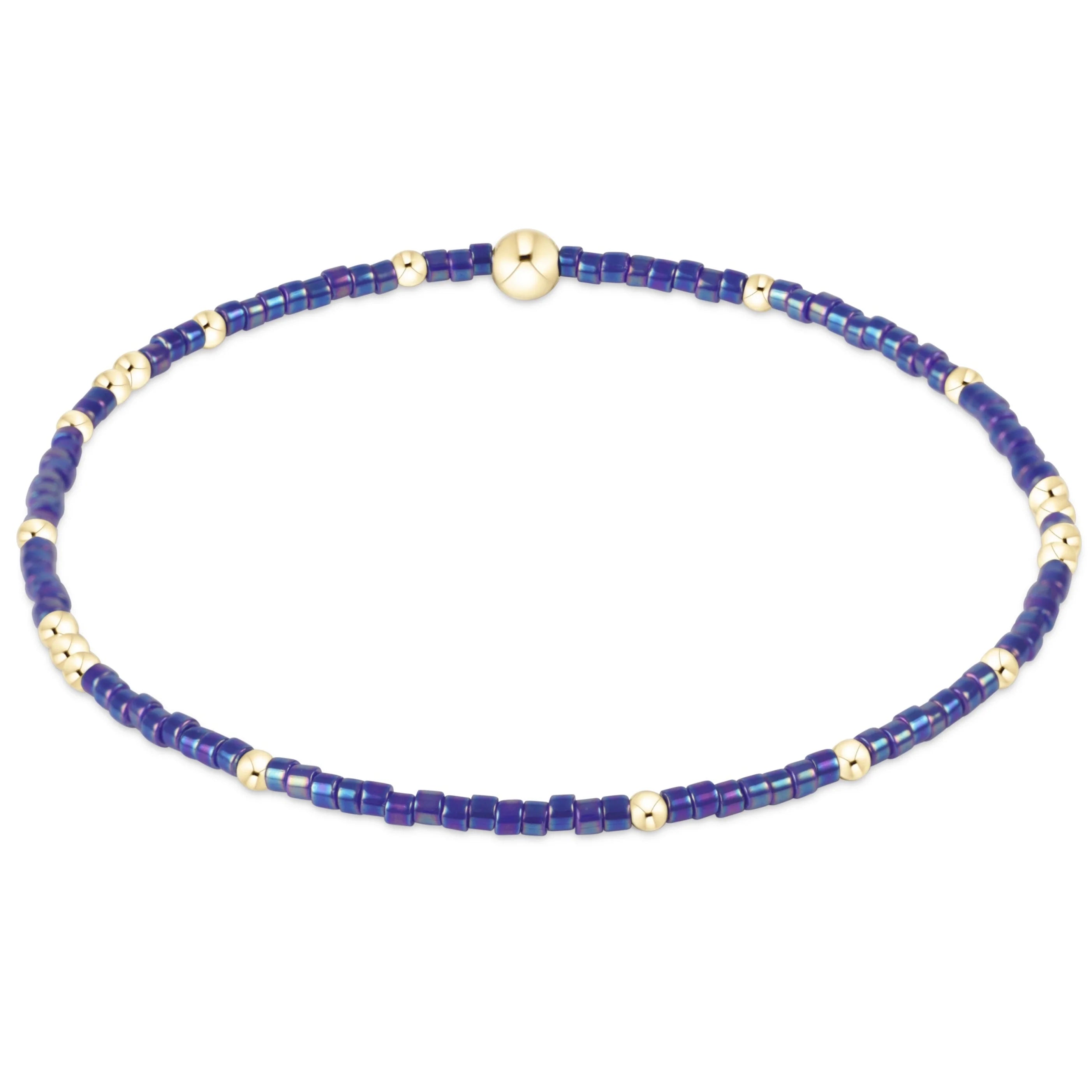 Hope Unwritten Bracelet - Blue Metallic