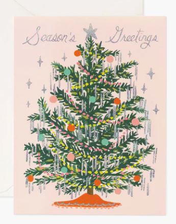 Tinsel Tree Card