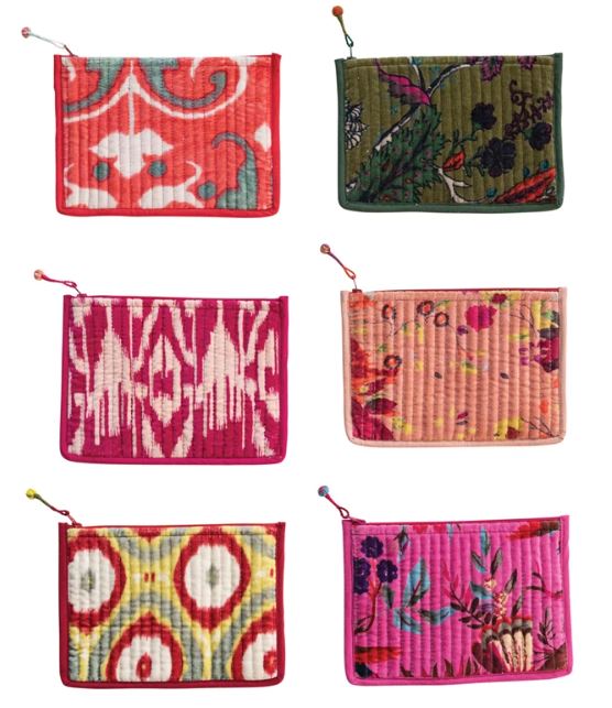Zip Pouch w/ Interior Coating
