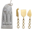 Cheese Servers with Chain Shaped Handles