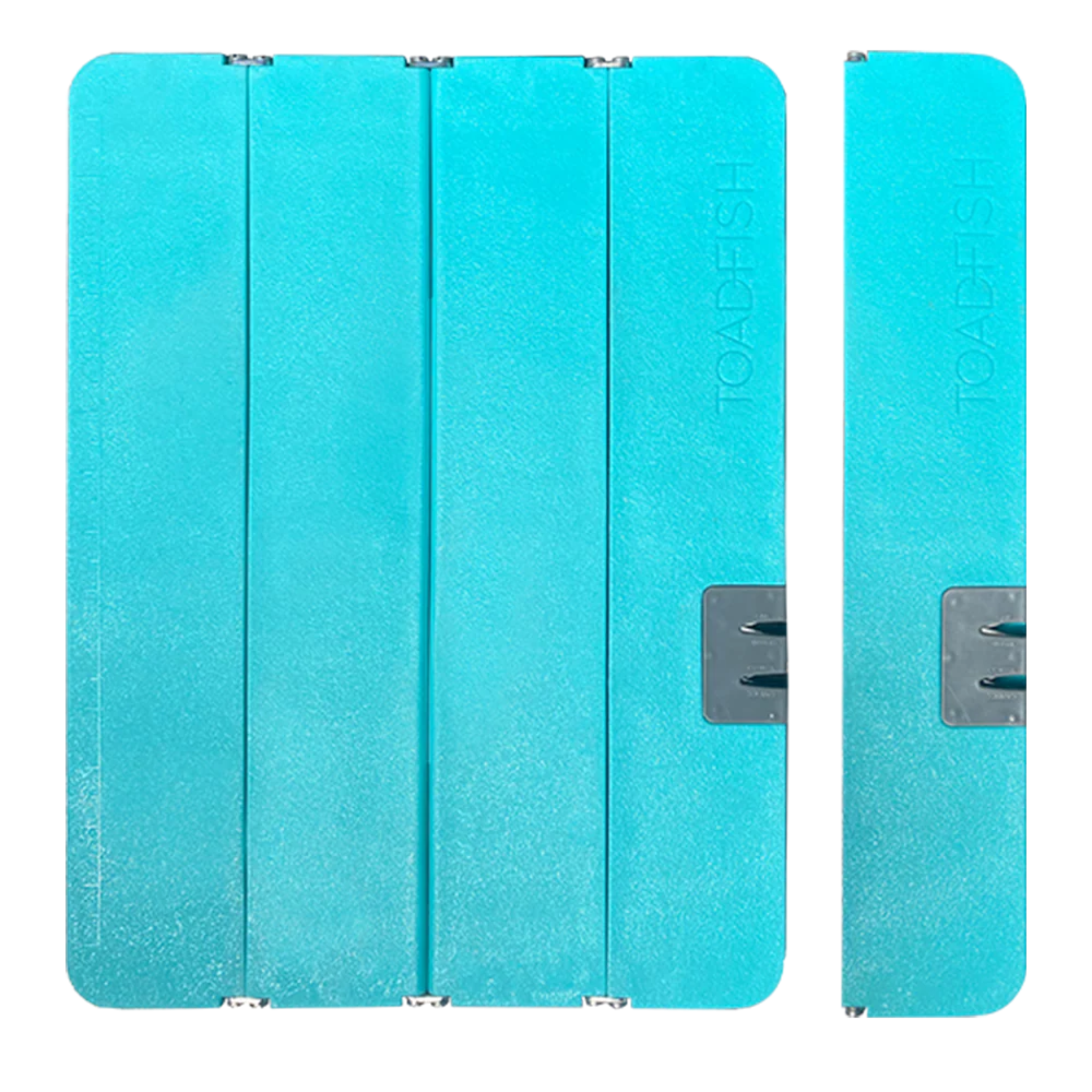Teal Cutting Board With Built in Knife