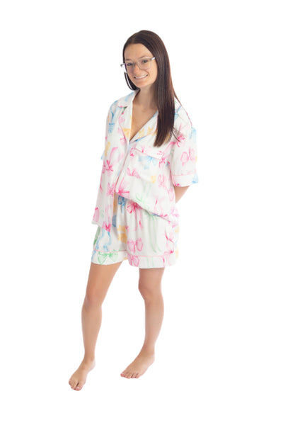 Brooke Bow Pajama Set