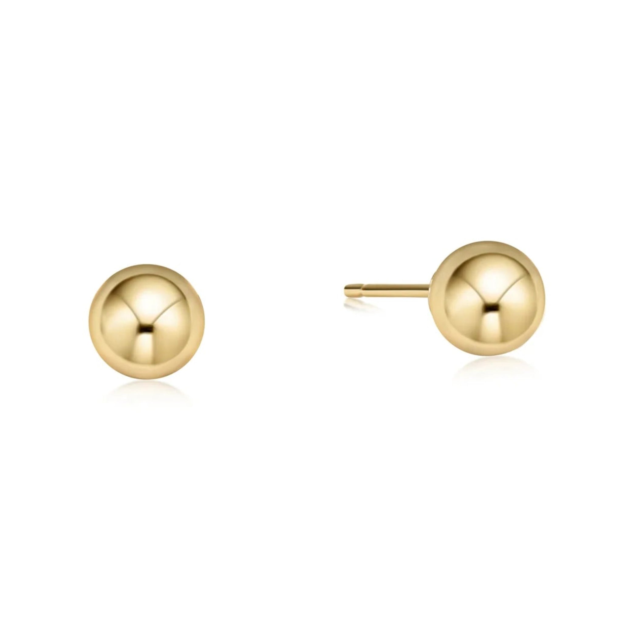 Classic 6mm Ball Stud - Gold