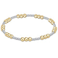Classic Joy 4mm Mixed Metal Bracelet