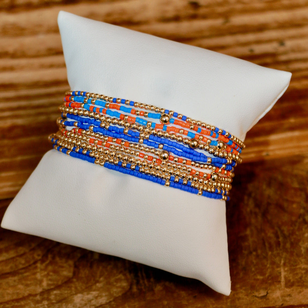 Gameday Hope Unwritten Bracelet - Bright-Orange-Cobalt