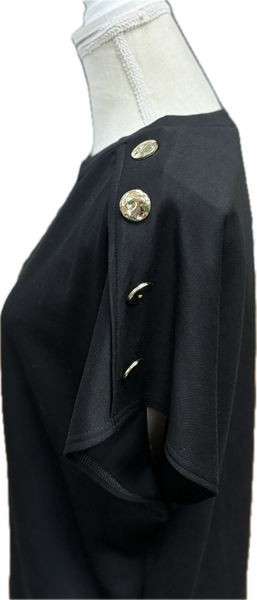 Adelina Black Mini Dress