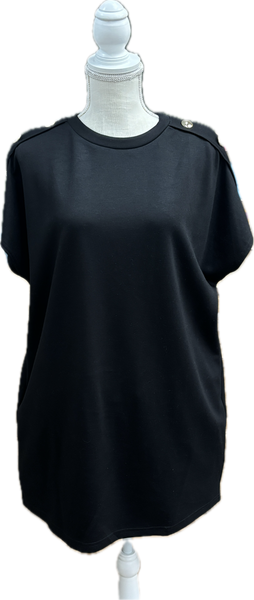 Adelina Black Mini Dress