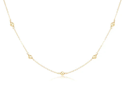 15" Choker Simplicity Chain 4mm Gold
