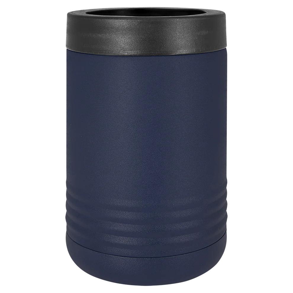 Custom Navy Beer Koozie