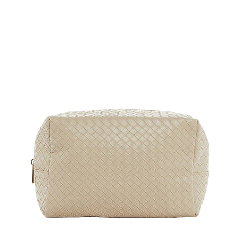 Luxe Woven Everyday Cosmetic Bag