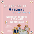 October 14th Mahjong Event