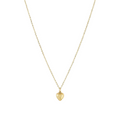 16" Necklace Gold - Love Plush Small Gold Charm