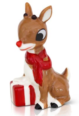 Nora Fleming Mini: Rudolph The Red-Nosed Reindeer