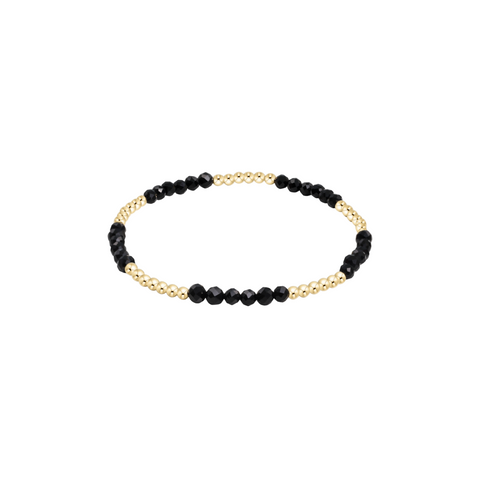 Blissful 2.5mm Onyx Bead Bracelet