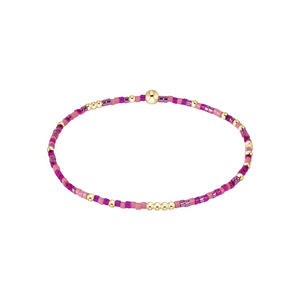 EGirl Hope Unwritten Back to the Fuchsia Bead Bracelet