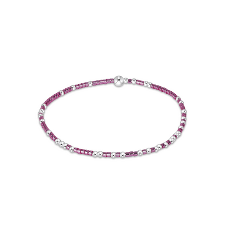 Hope Unwritten Sterling Bracelet- Pink Metallic