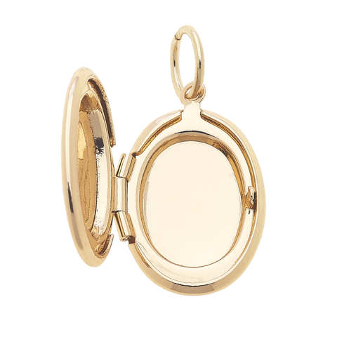 Gold Locket Charm