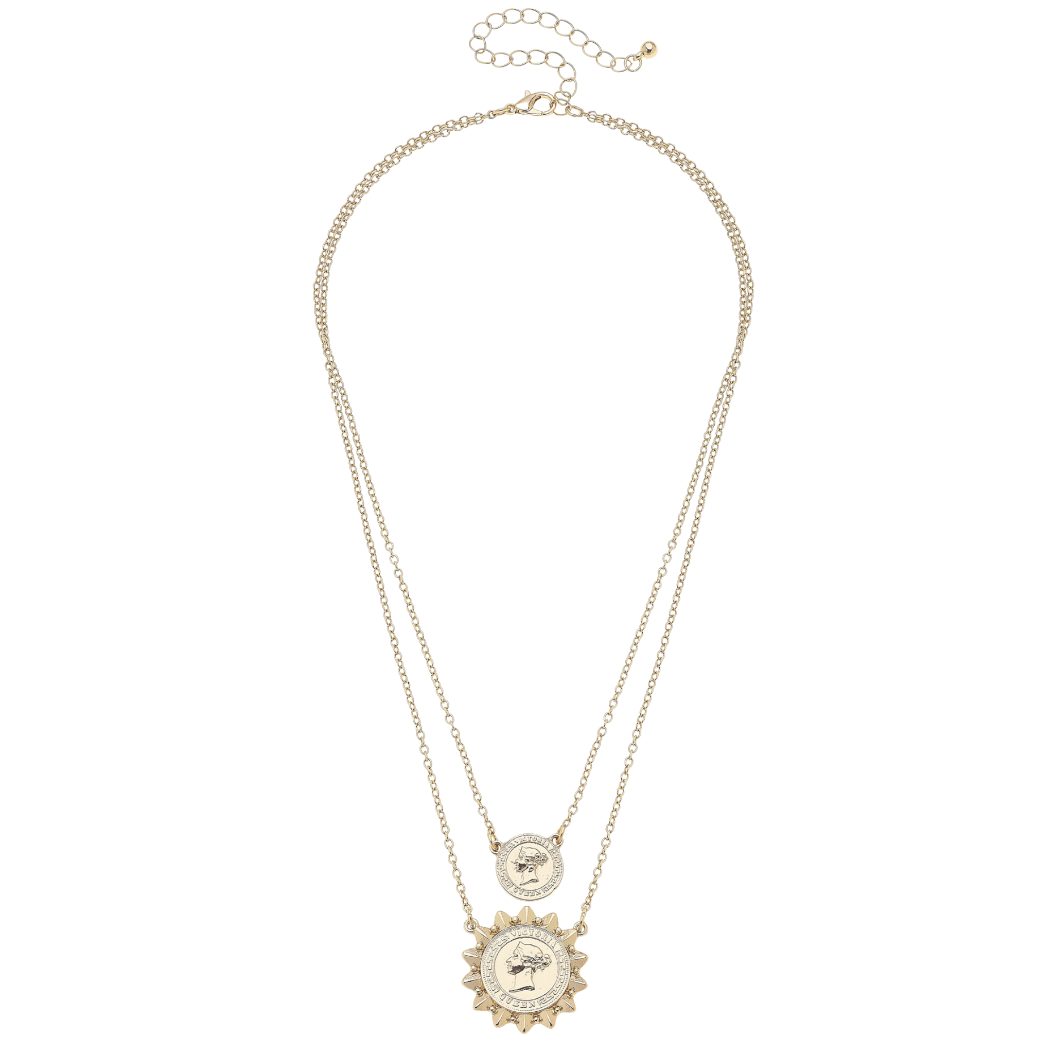 Sienna Coin Layered Necklace