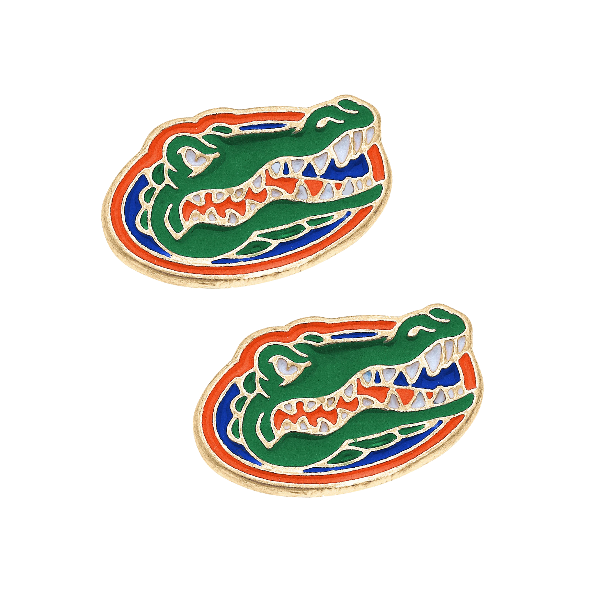 Florida Gators Logo Stud Earrings