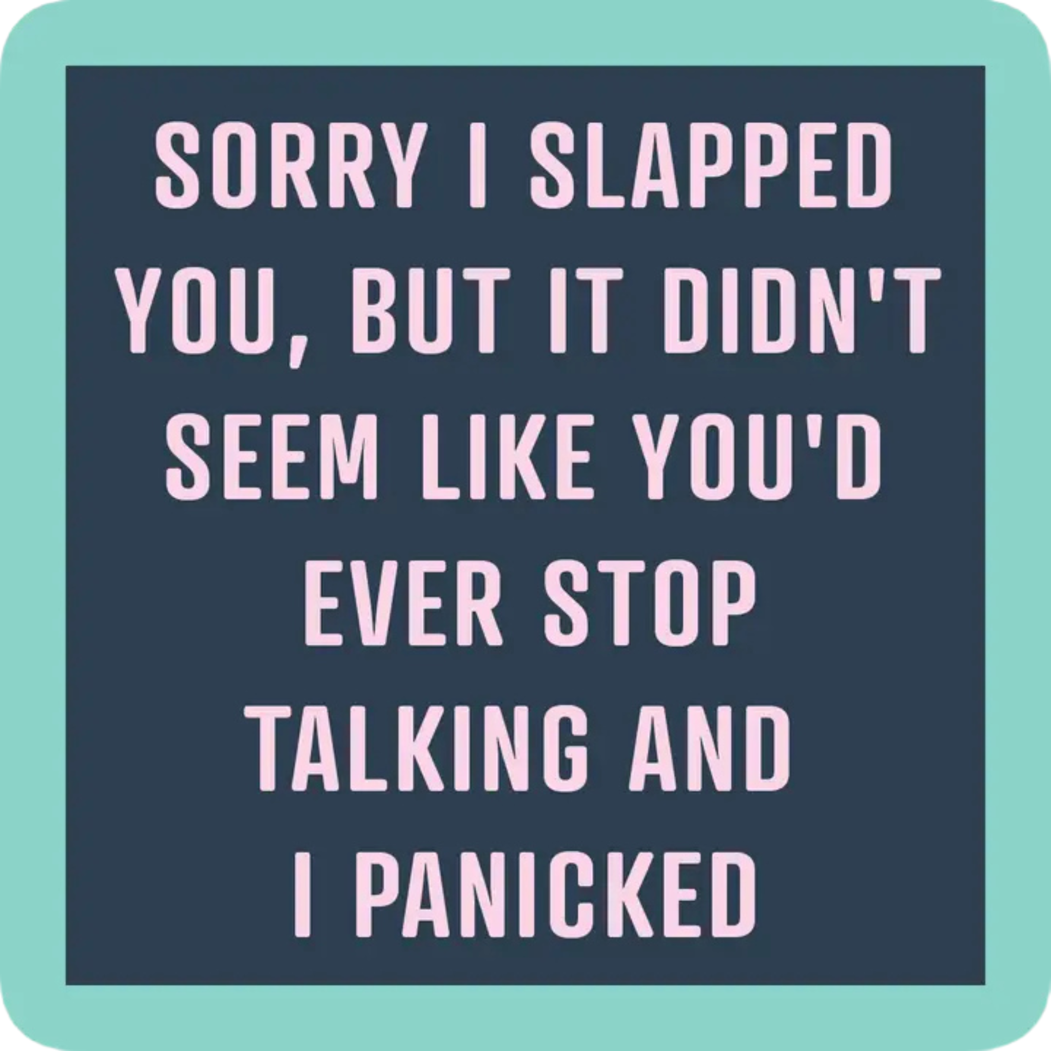 Sorry I Slapped You Coaster