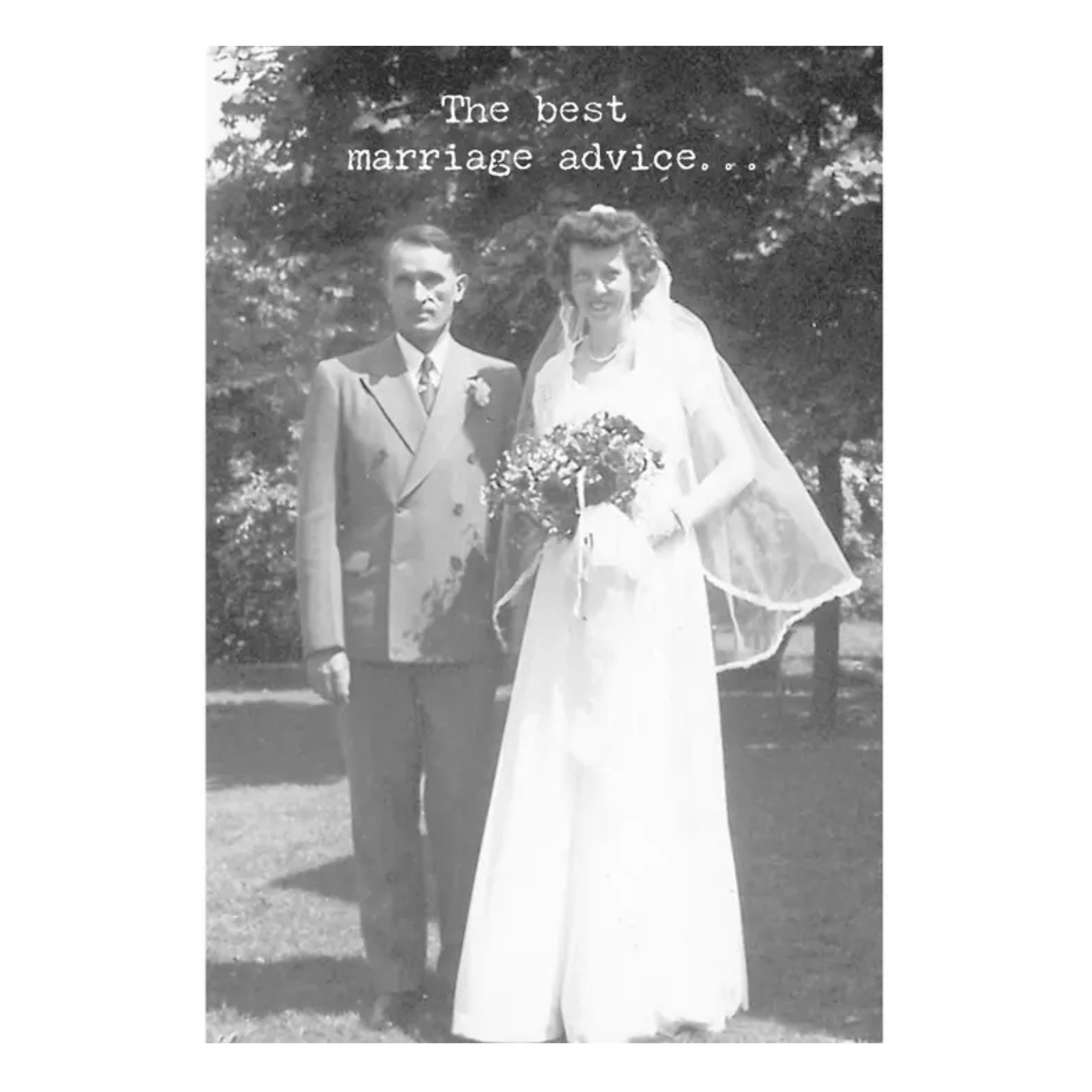 Marriage Advice Greeting Card