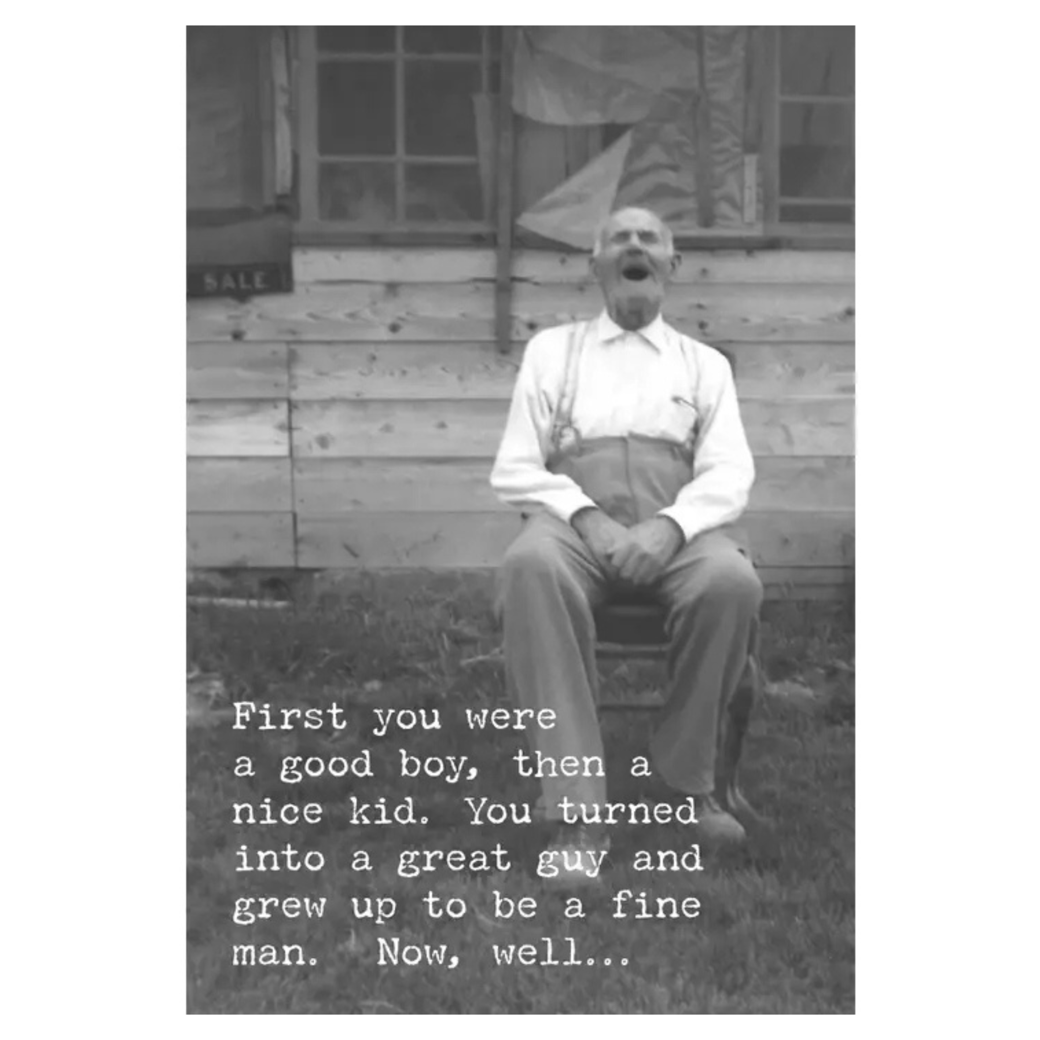 Old Fart Greeting Card