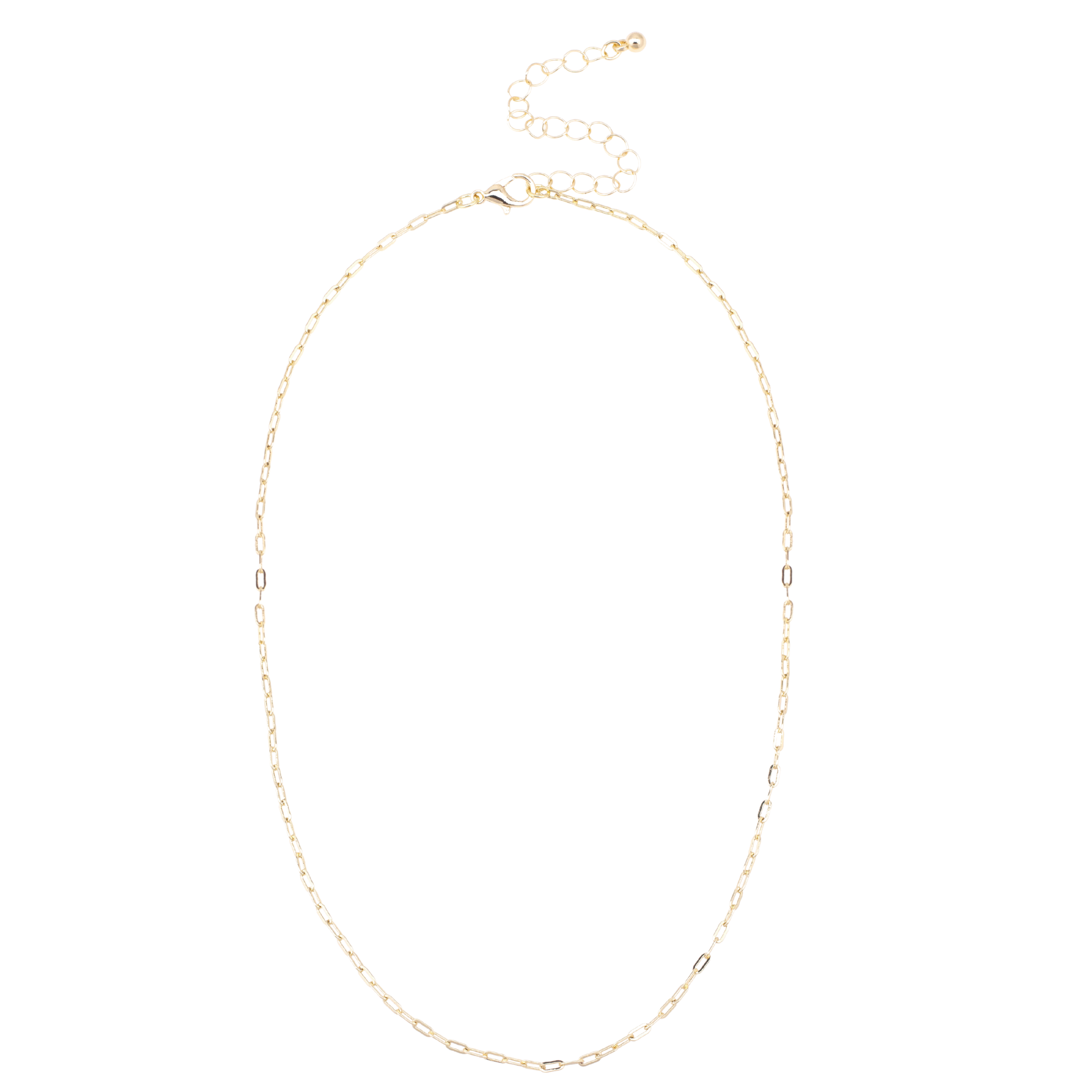 Natalia Micro Paperclip Chain Necklace