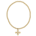 Classic Cross Gold Cross Charm Bracelet