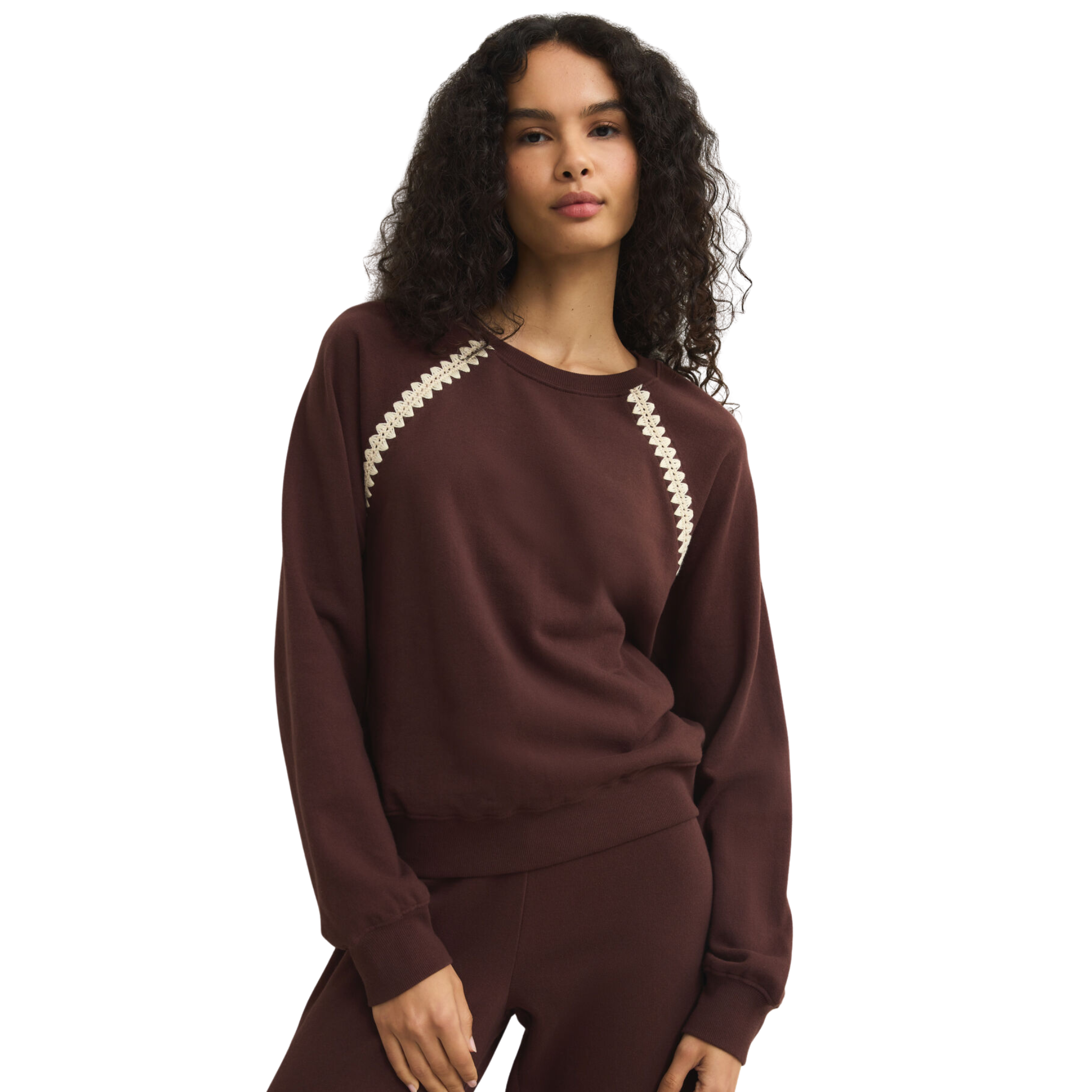 All Around Sweatshirt - Chocolate Cherry