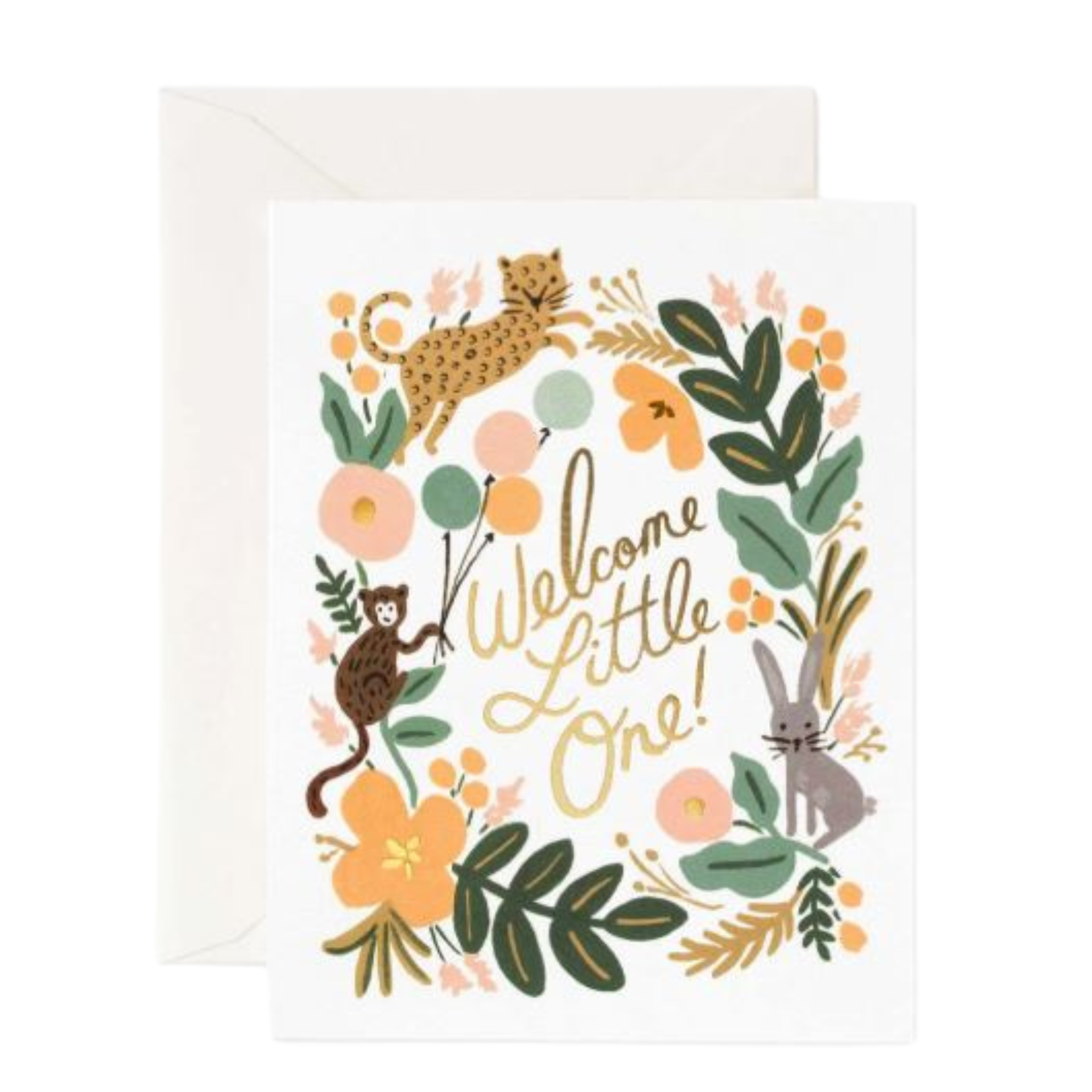 Menagerie Baby Greeting Card