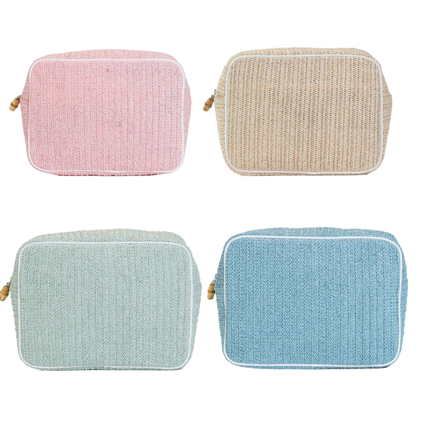 Coastal Straw Glam Bag - XL