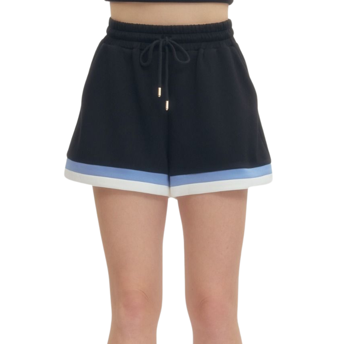 Emerson Black Stripe Shorts