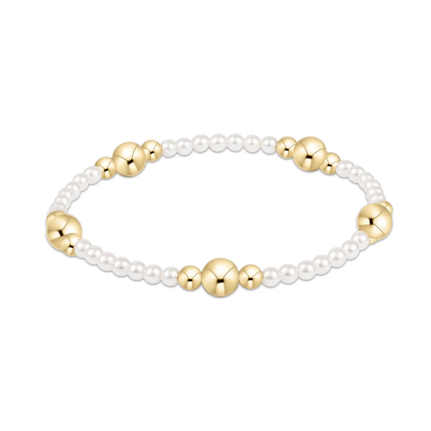 Purpose Gold 6mm Pearl Bracelet
