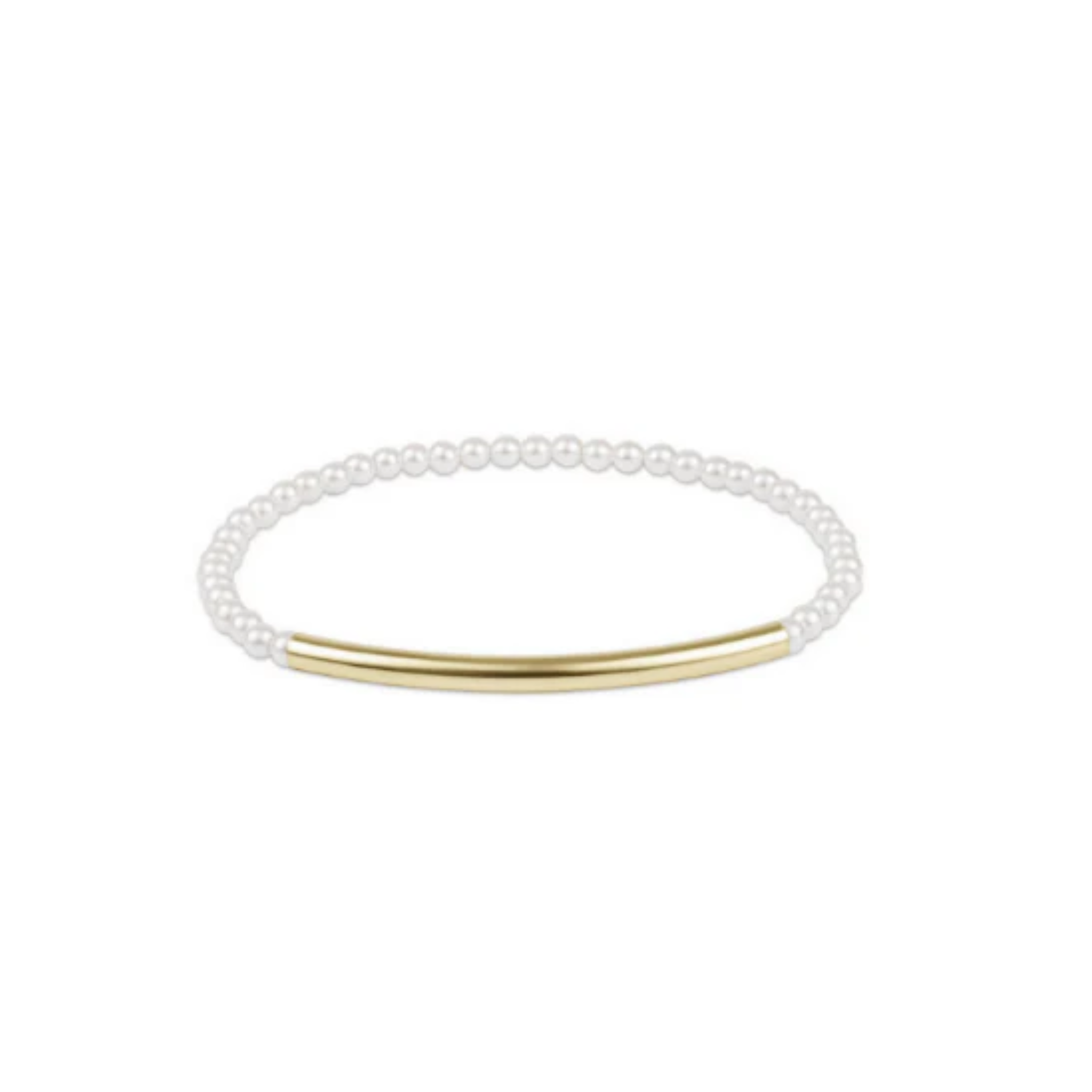 Bliss Bar Smooth Pearl 3mm Bracelet